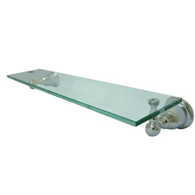 Kingston Brass BA1759C Heritage Glass Shelf - Polished Chrome