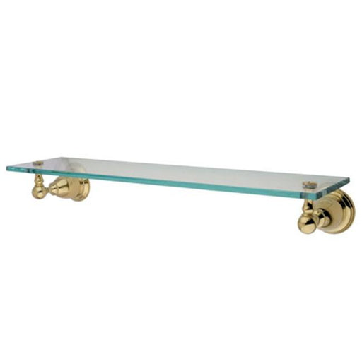Kingston Brass BA1759PB Heritage Glass Shelf - Polished Brass