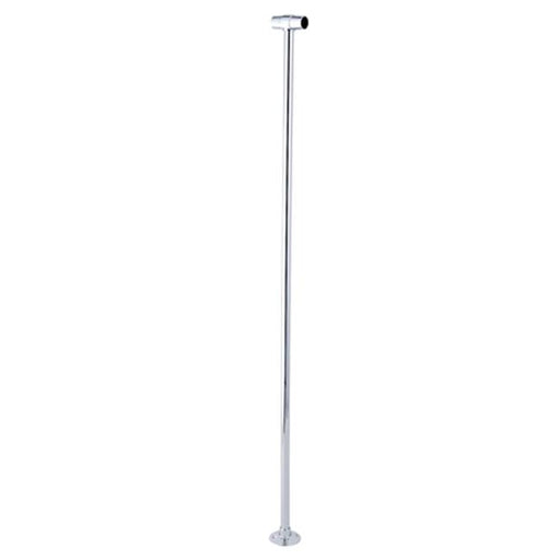 Kingston Brass Abt1042-1 Shower Curtain Ring Support Rod - Polished Chrome Finish