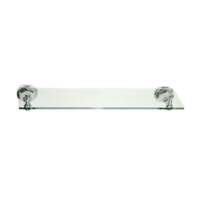 Kingston Brass BA4819C Metropolitan Glass Shelf - Polished Chrome