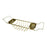 Kingston Brass CC2152 Clawfoot Bath Tub Shelf - Polished Brass
