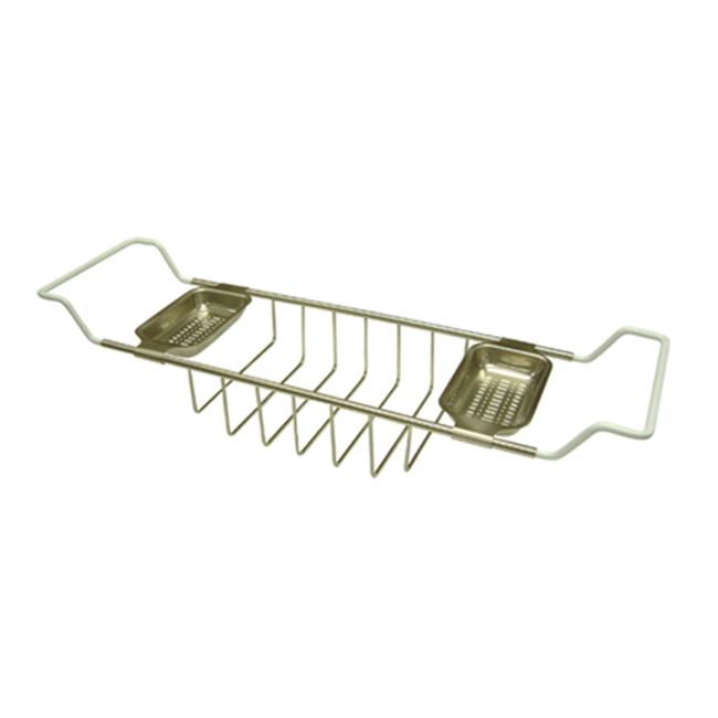 Kingston Brass CC2158 Clawfoot Bath Tub Shelf - Satin Nickel