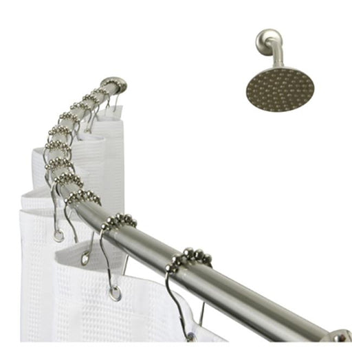 Kingston Brass CC3178 Curved Shower Rod - Satin Nickel