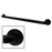 Kingston Brass DR214185 18 Inch Milano 3 Layer Flange Grab Bar - Oil Rubbed Bronze