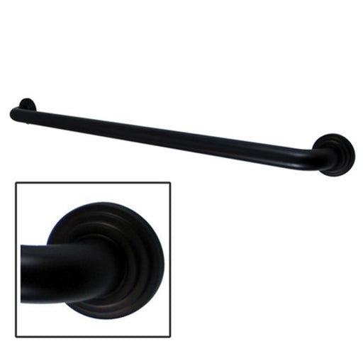 Kingston Brass DR214185 18 Inch Milano 3 Layer Flange Grab Bar - Oil Rubbed Bronze