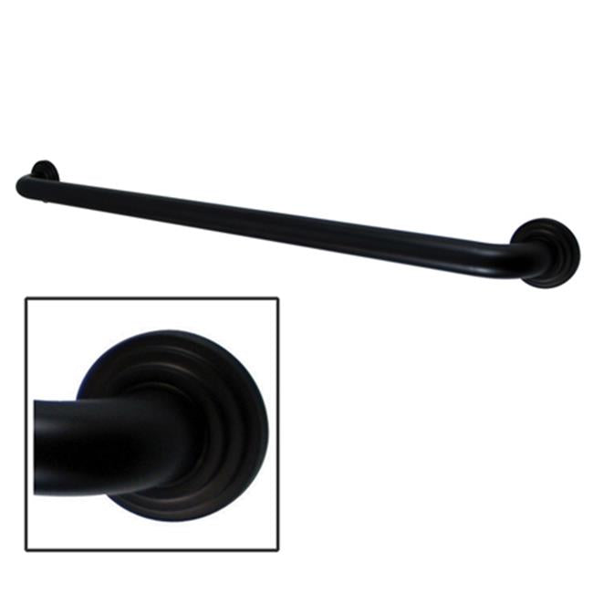 Kingston Brass DR214185 18 Inch Milano 3 Layer Flange Grab Bar - Oil Rubbed Bronze