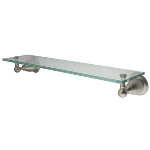 Kingston Brass BA1759SN Kingston Brass BA1759SN Heritage Cosmetic Glass Shelf  Satin Nickel