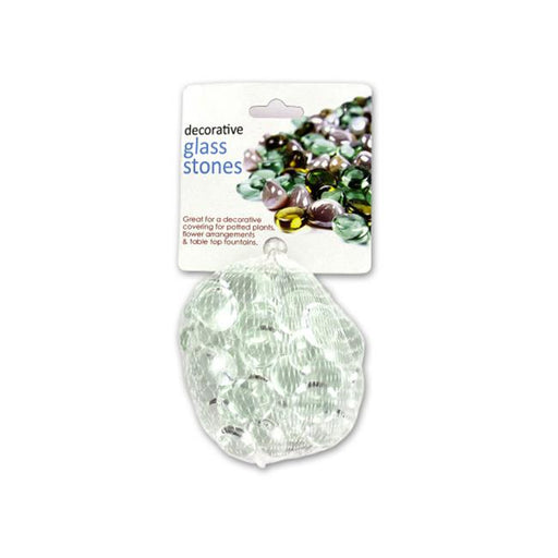 Bulk Buys CC242-24 3/4&quot; Decorative Glass Stones - Pack of 24