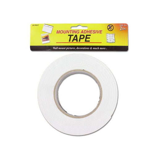 Mounting adhesive tape  20-foot roll - Pack of 48