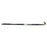 A1503B 4 In. Oval Nerf Bar - 2 Step Pad&#44; Black