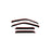 VENTSHADE CO 194425 2007-2011 Toyota Camry In-Channel Ventvisor Rainguard - Smoke