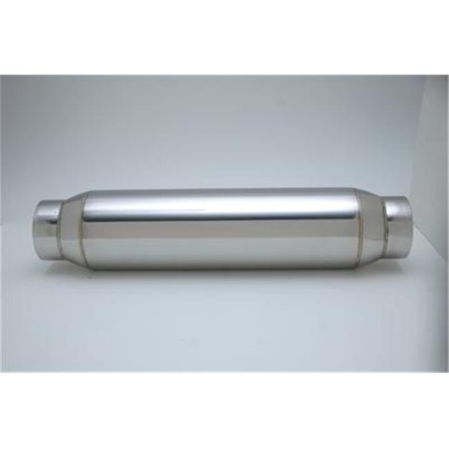1790 3.5 In. Stainless Steel Exhaust Resonator - Silver