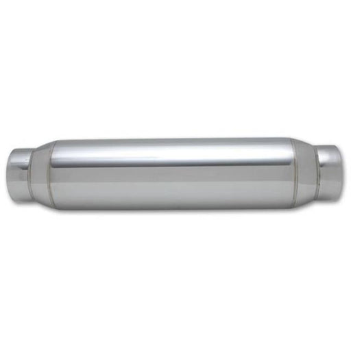 1793 4 In. Stainless Steel Exhaust Resonator - Silver