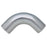 VIBRANT 2176 90 Degree Bend Air Intake Tube&#44; 3 In. - Silver
