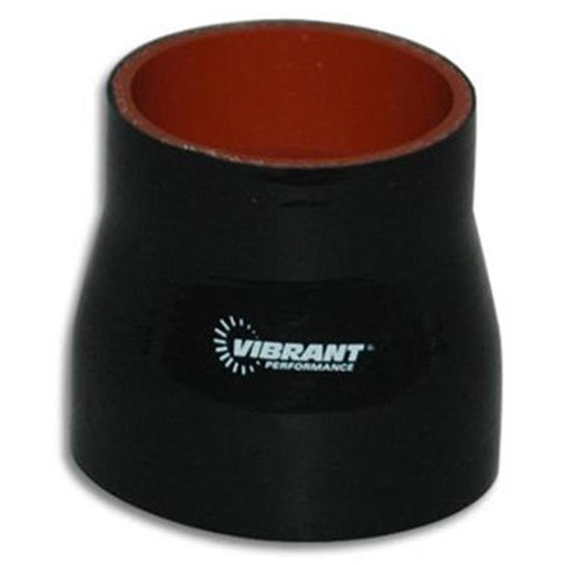 VIBRANT 2776 4 Ply Reinforced Silicone Sleeve Connector&#44; Black