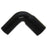 VIBRANT 2780 4 Ply Reinforced Silicone Sleeve Connector&#44; Black