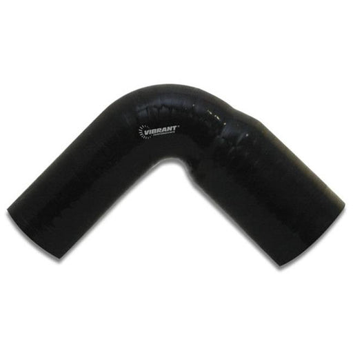 VIBRANT 2780 4 Ply Reinforced Silicone Sleeve Connector&#44; Black