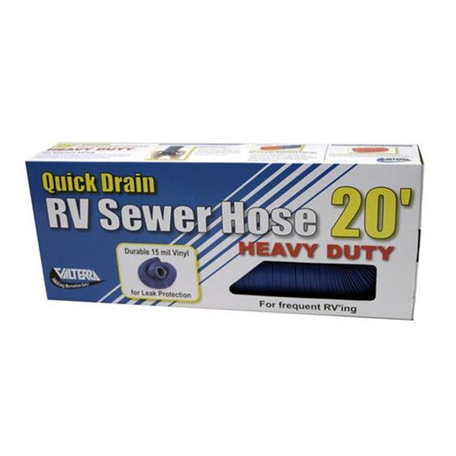 VALTERRA LLC D040056 25 Ft. Quick Drain Sewer Hose&#44; Blue