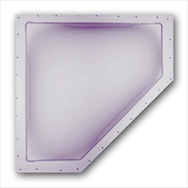 BRI-RUS SPEC NSL2412S 24 x 12 In. Skylight Neo-Angle&#44; Smoke