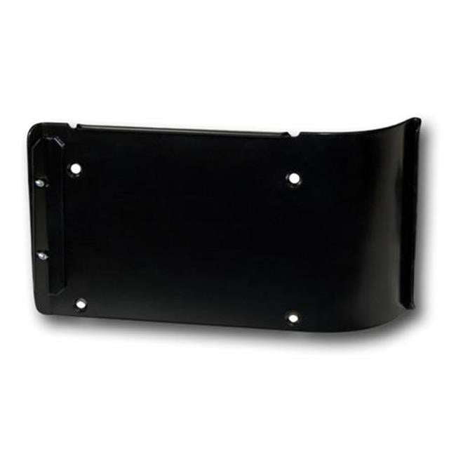 1560 License Plate Bracket&#44; Black - 1997-2006 Jeep Wrangler