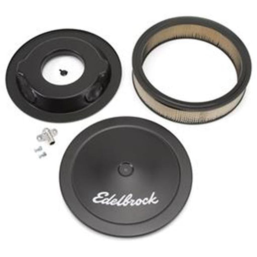 EDELBROCK 1223 Pro-Flo Black Finish 3 In. Round Air Filter Element With 14 In. Diameter