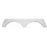 1882 RV Tandem Fender Skirt - Polar White