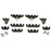 MOROSO 72195 Small Block Chevy High Temp Under Header Loom Kit&#44; Black