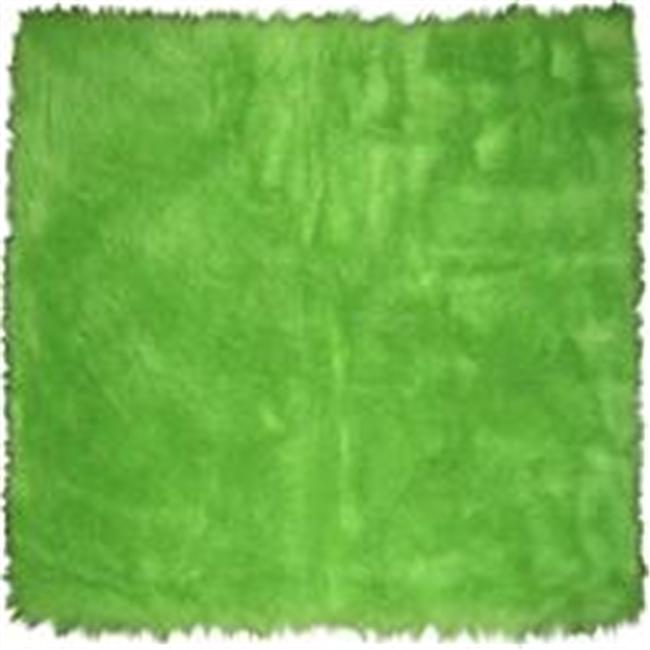 LA Rug FLK-004-3147 Flokati Lime Green- Lime Green