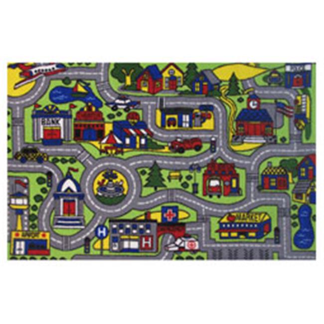 LA Rug&#44; Fun Rugs FT-103 5178 Driving Time Kids Fun Rug by Fun Rugs