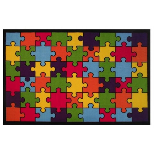 LA Rug&#44; Fun Rugs FT-144 5178 Fun TimeNew Jigsaw Puzzle Rug