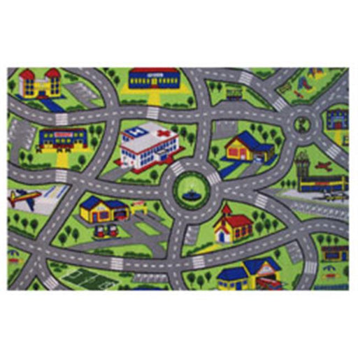 LA Rug&#44; Fun Rugs FT-171 6810 Driving Fun Kids Rug