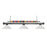 Zlite 170GM-AWL14 3 Billiard Light with Shade - Angle White Linen