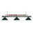 Zlite 170GM-MDG 3 Billiard Light with Shade - Dark Green