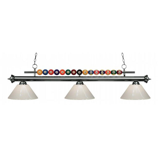 Zlite 170GM-PWH 3 Billiard Light with Shade - White