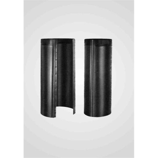 Lindemann 350706 6 x 24 Inch Black Pipe with Snap Lock