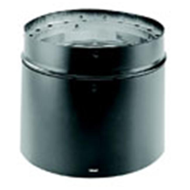 Lindemann 296806 6 Inches x 68 Inches Adjustable Length Double Wall Black Stovepipe