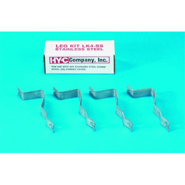 Lindemann 150601 Chimney Cap Leg Kit - Stainless Steel