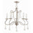 Callisto 40775-91 Brushed Nickel Chandelier Light&#44; 24.75 in.