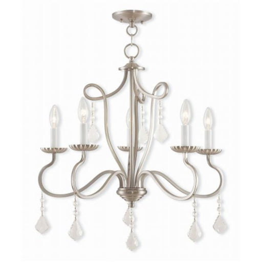 Callisto 40775-91 Brushed Nickel Chandelier Light&#44; 24.75 in.