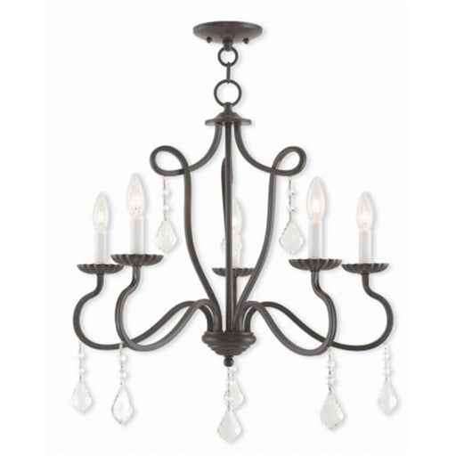 Callisto 40775-92 English Bronze Chandelier&#44; 24.75 in.