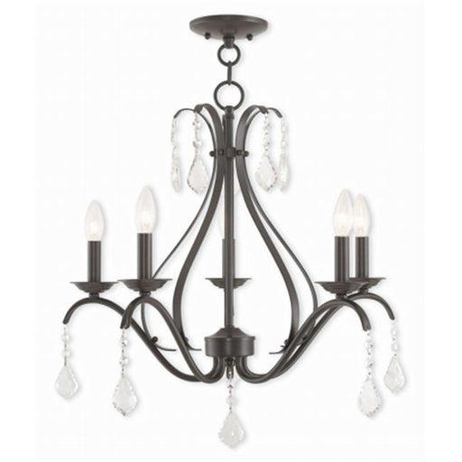Caterina 40845-92 English Bronze Chandelier Light&#44; 23.25 in.