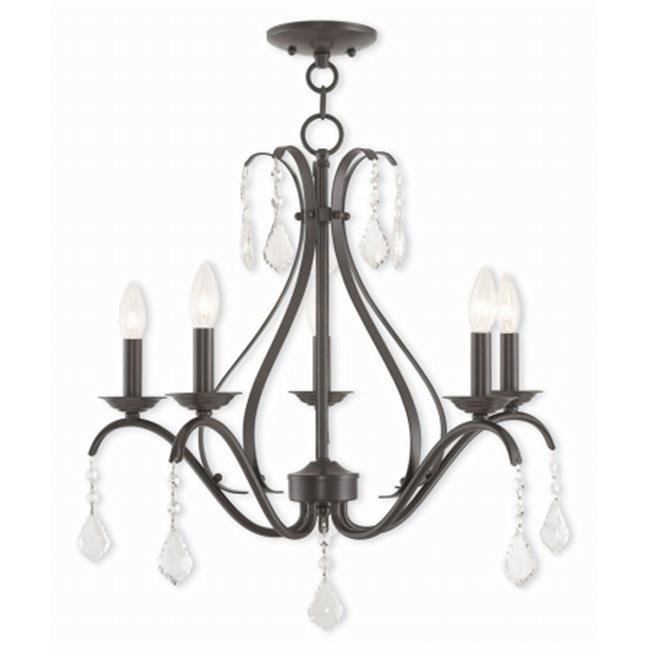 Caterina 40845-92 English Bronze Chandelier Light&#44; 23.25 in.