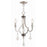 Glendale 40883-91 Brushed Nickel Mini Chandelier Light&#44; 22.25 in.