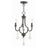 Glendale 40883-92 English Bronze Mini Chandelier Light&#44; 22.25 in.