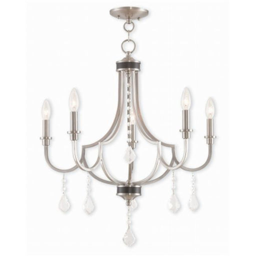 Glendale 40885-91 Brushed Nickel Chandelier Light Light&#44; 26.75 in.