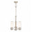 Weston 52103-35 Polished Nickel Mini Chandelier Light&#44; 19.75 - 62.75 in.