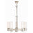 Weston 52105-35 Polished Nickel Dinette Chandelier Light&#44; 19.75 - 62.75 in.