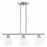 Somerville 53854-91 Brushed Nickel Linear Chandelier Light &#44; 14.25 - 44.25 x 5 in.