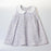 Little Ashkim BGCDRESS1824 Peter Pan Collar Girl Dress - White With Flower Prints&#44; 18-24 Months