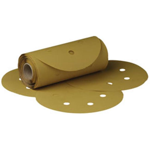 3M 1435 6-320A-Go-175 6 in. Stikit Gold P320 Grade Sanding Discs- 175 Disc Roll